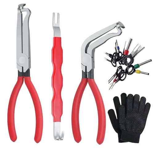 21-Piece Automotive Electrical Disconnect Pliers Set - Heavy Duty Connector