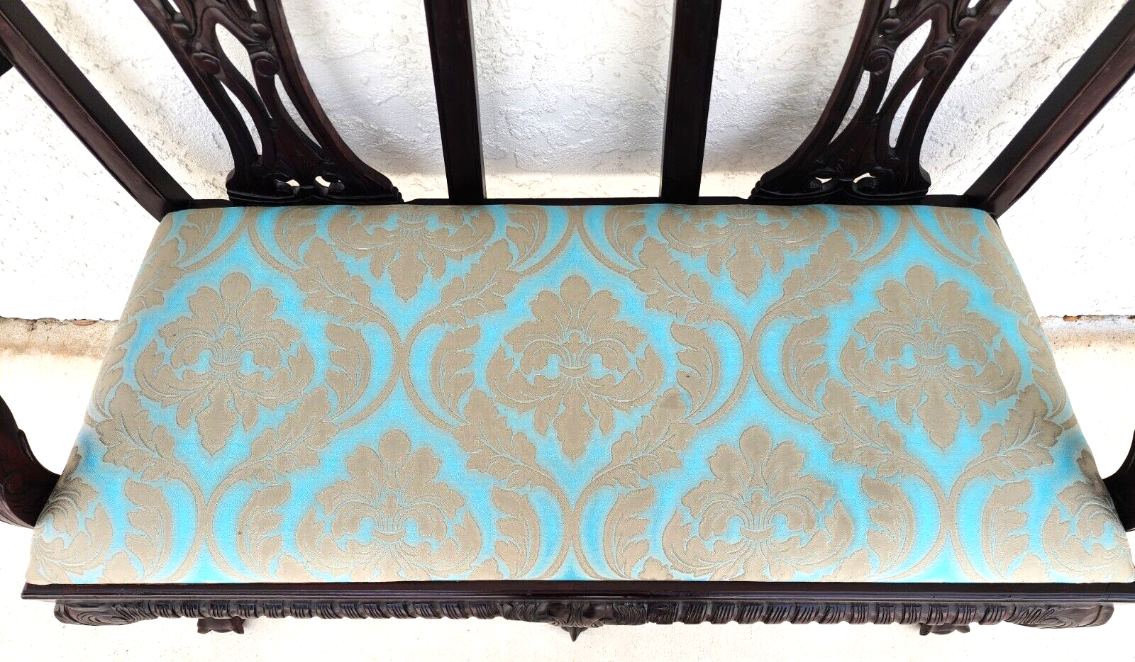 Chippendale Bench Settee Vintage
