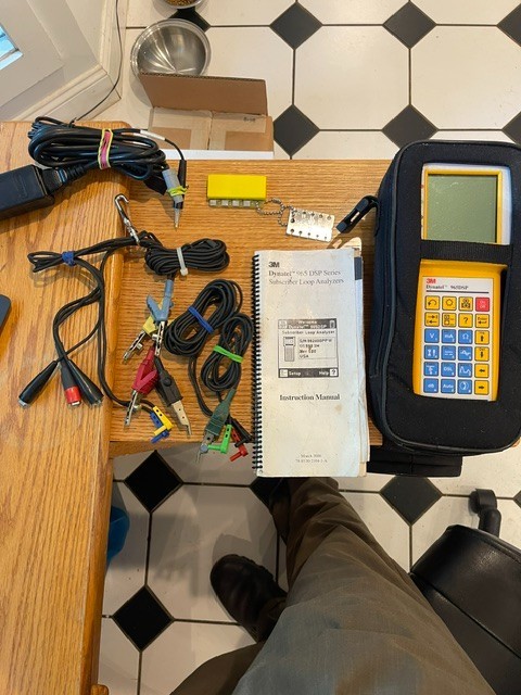 3M Dynatel 965DSP Subscriber Loop Analyzer Complete Kit w/ Leads, Case & Manual