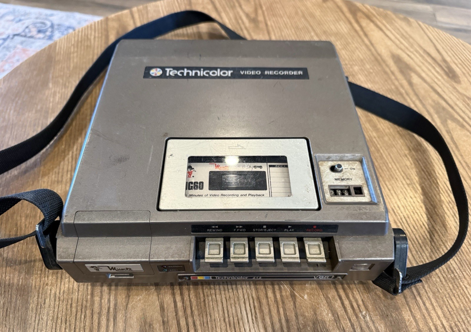 Technicolor 212 Video Recorder Untested for Parts - A0069