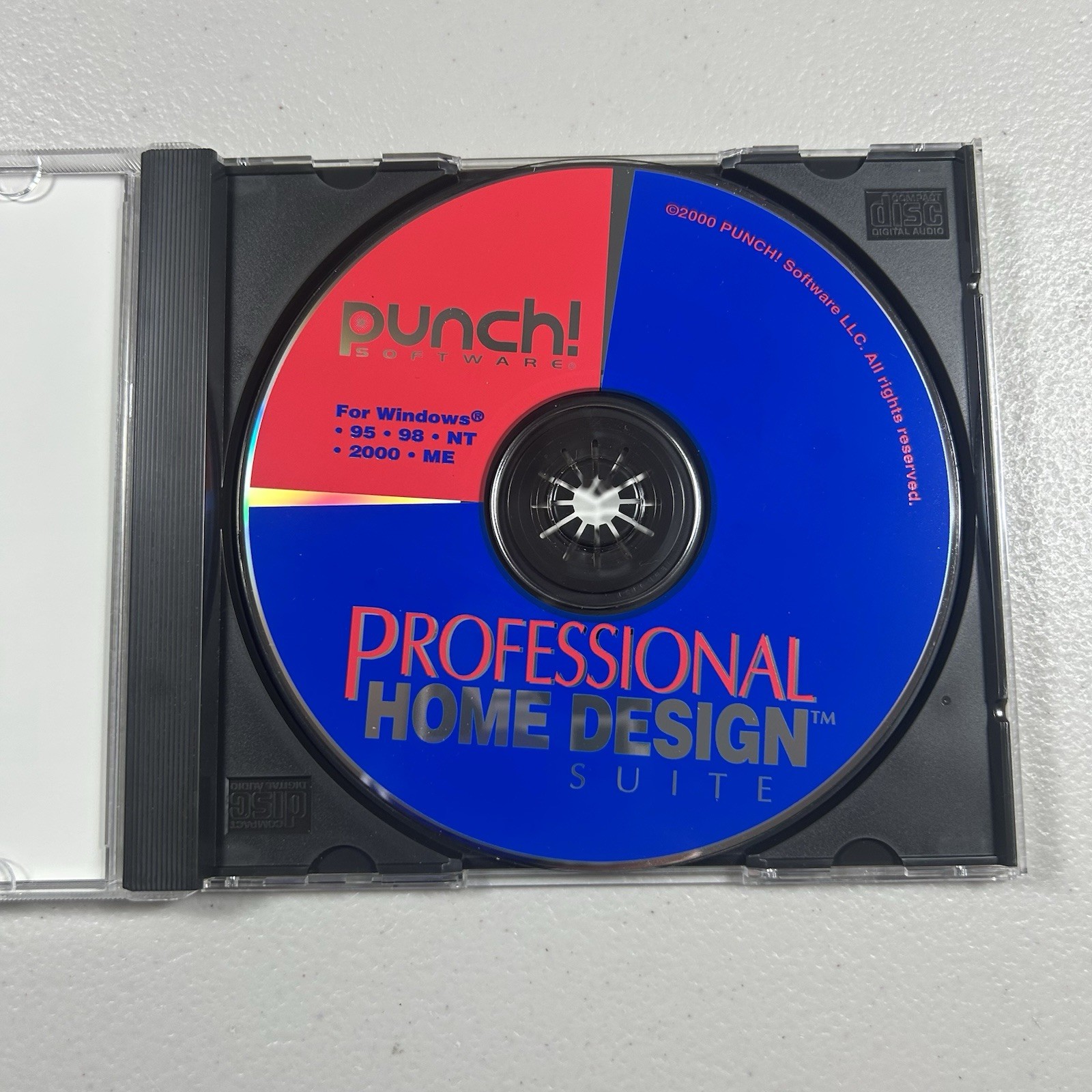 Punch Professional Home Design Suite PC CD-ROM 2000