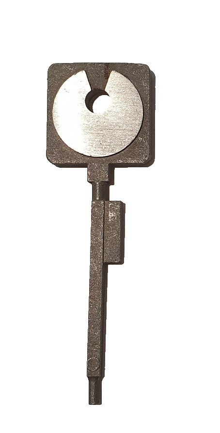 Chubb 4 Wheel Vault Lock Change Key - Locks - Safes - Locksport - USED