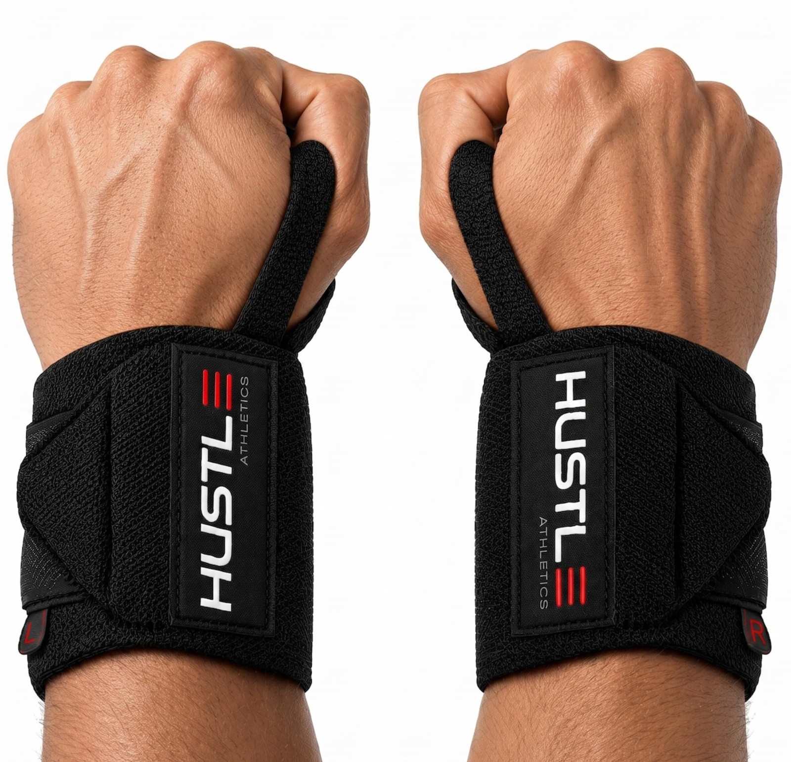 Wrist Wraps for Weightlifting  USPAApproved 18" Wrist Support Straps with Rei...