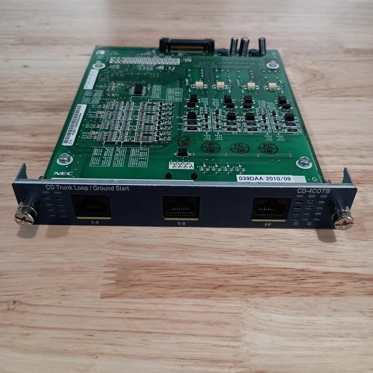 NEC Univerge SV8100 CD-4COTB 4-Port CO Trunk Loop/Ground Start Line Card