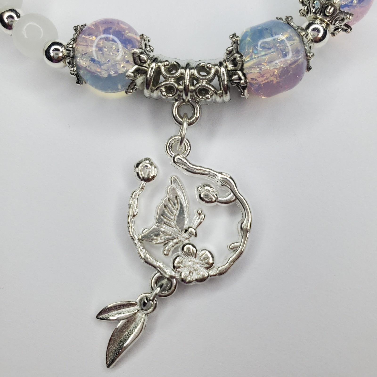 Hand crafted artisan unique gemstone bracelet