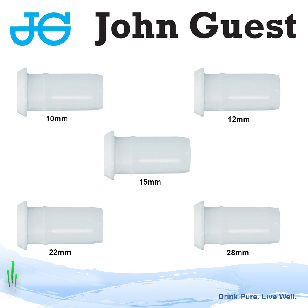 John Guest Tube Inserts / Pipe Support - 10mm, 12mm, 15mm, 22mm, 28mm