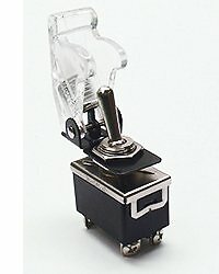 Safety Toggle Switch DPST 20 Amp "Transparent"