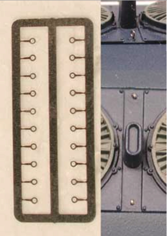Cal-Scale 541 HO F UNIT LIFT RINGS 20/PKG Etched Brass 190-541     | $5 Offer