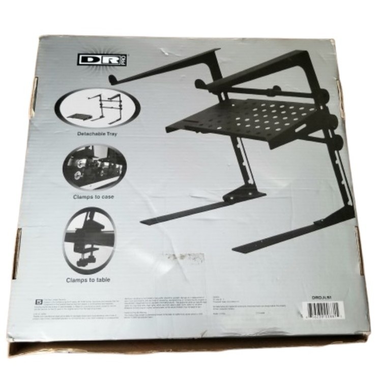 DR Pro Adjustable DJ Laptop Stand Model DRDJLS1