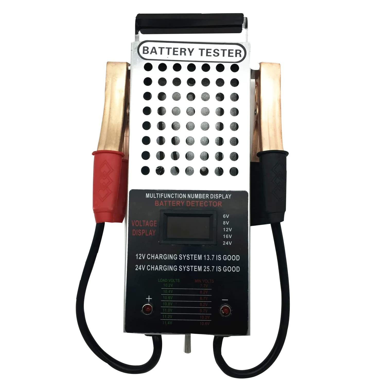 Battery Load Tester, Car 6/8/12/16/24V Battery...