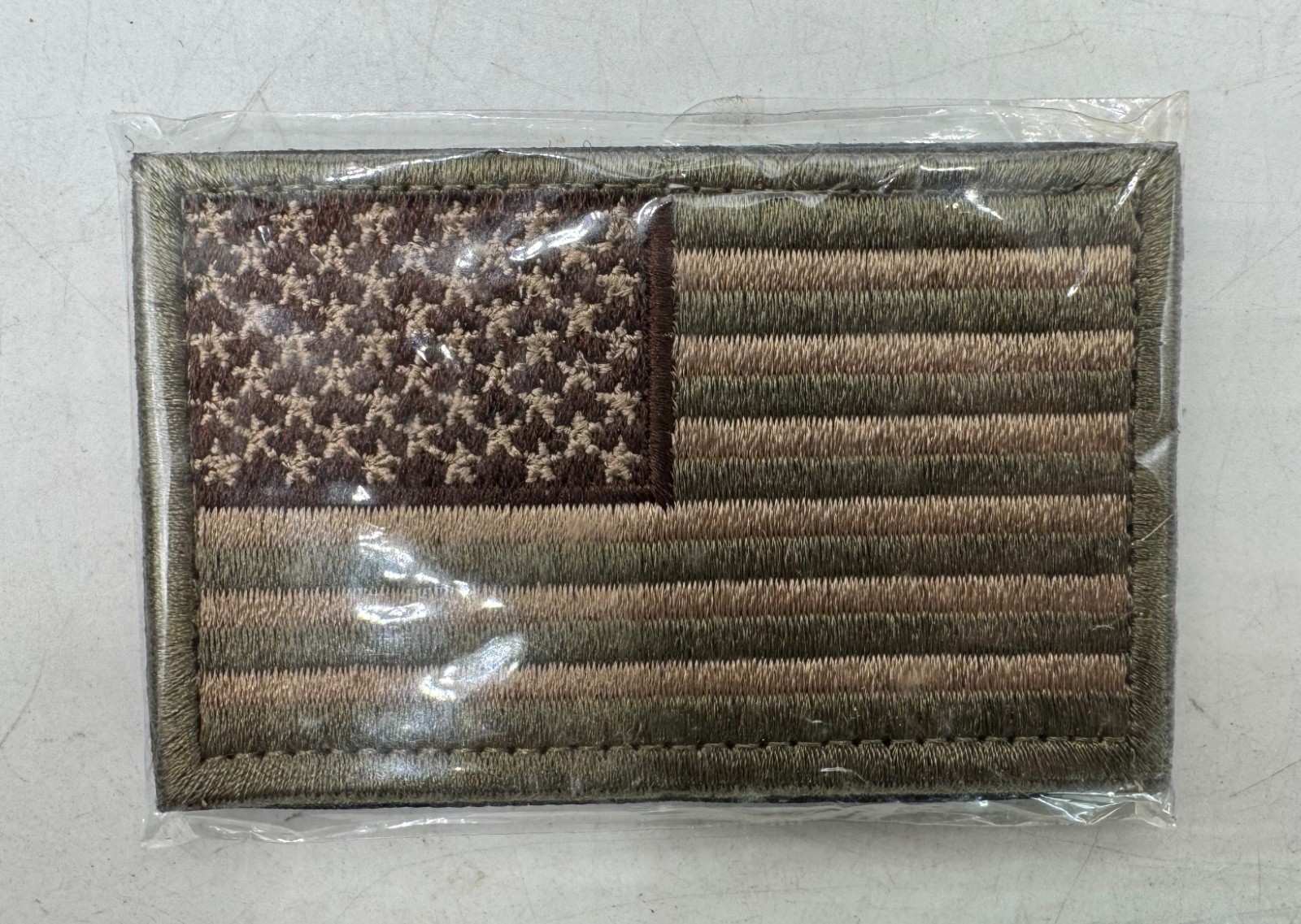 US Army 50 Star Flag Patch Insignia Embroidered Military OCP Camo Hook & Loop