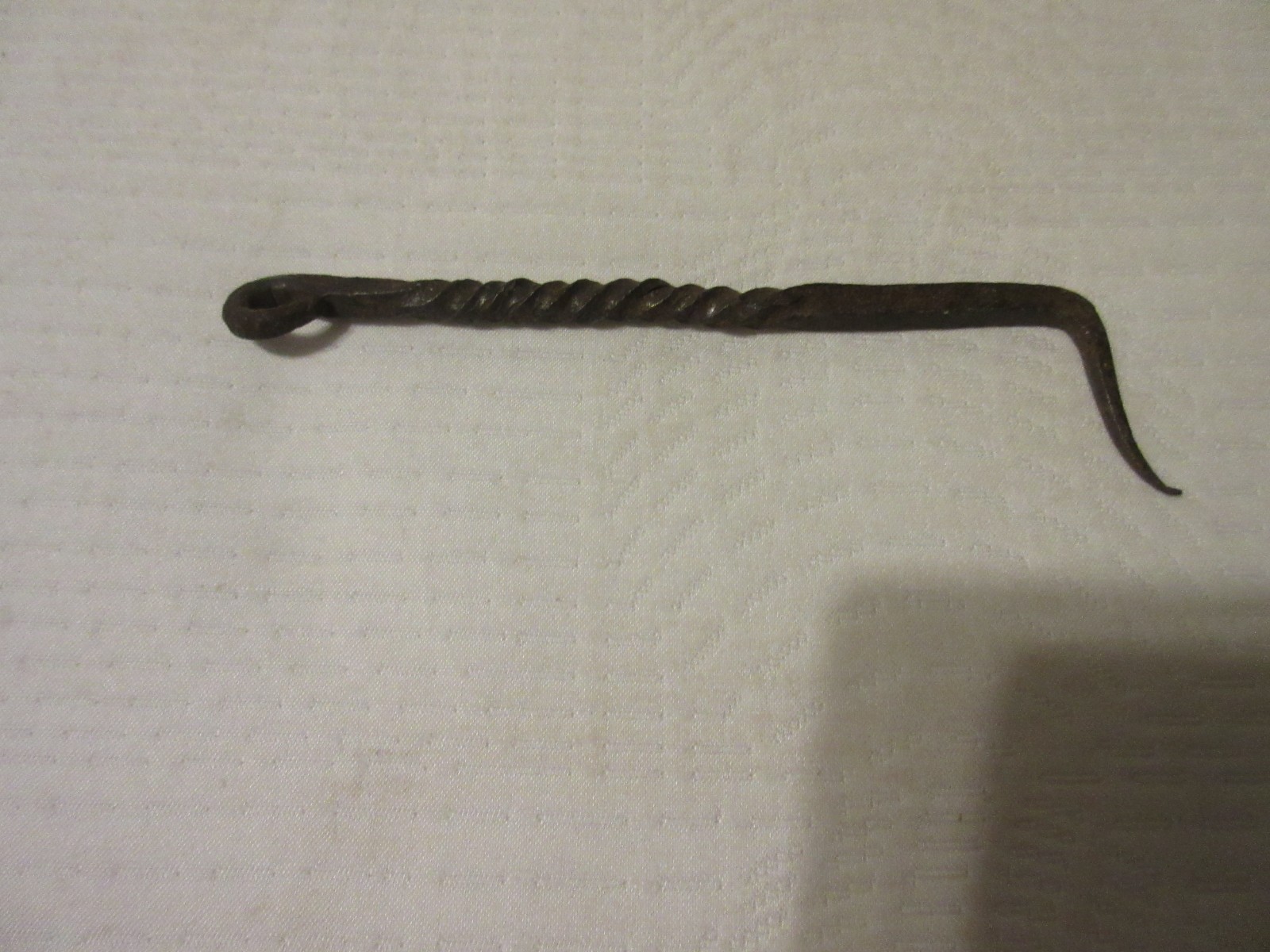 Antique 4 3/4” Rustic Gate Barn Door Hook Latch Primitive