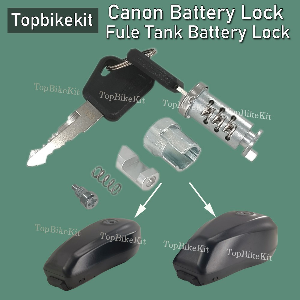 Ebike Fule Tank Battery Case Lock and Keys/Ebike Shanshan Canon Battery Case Box