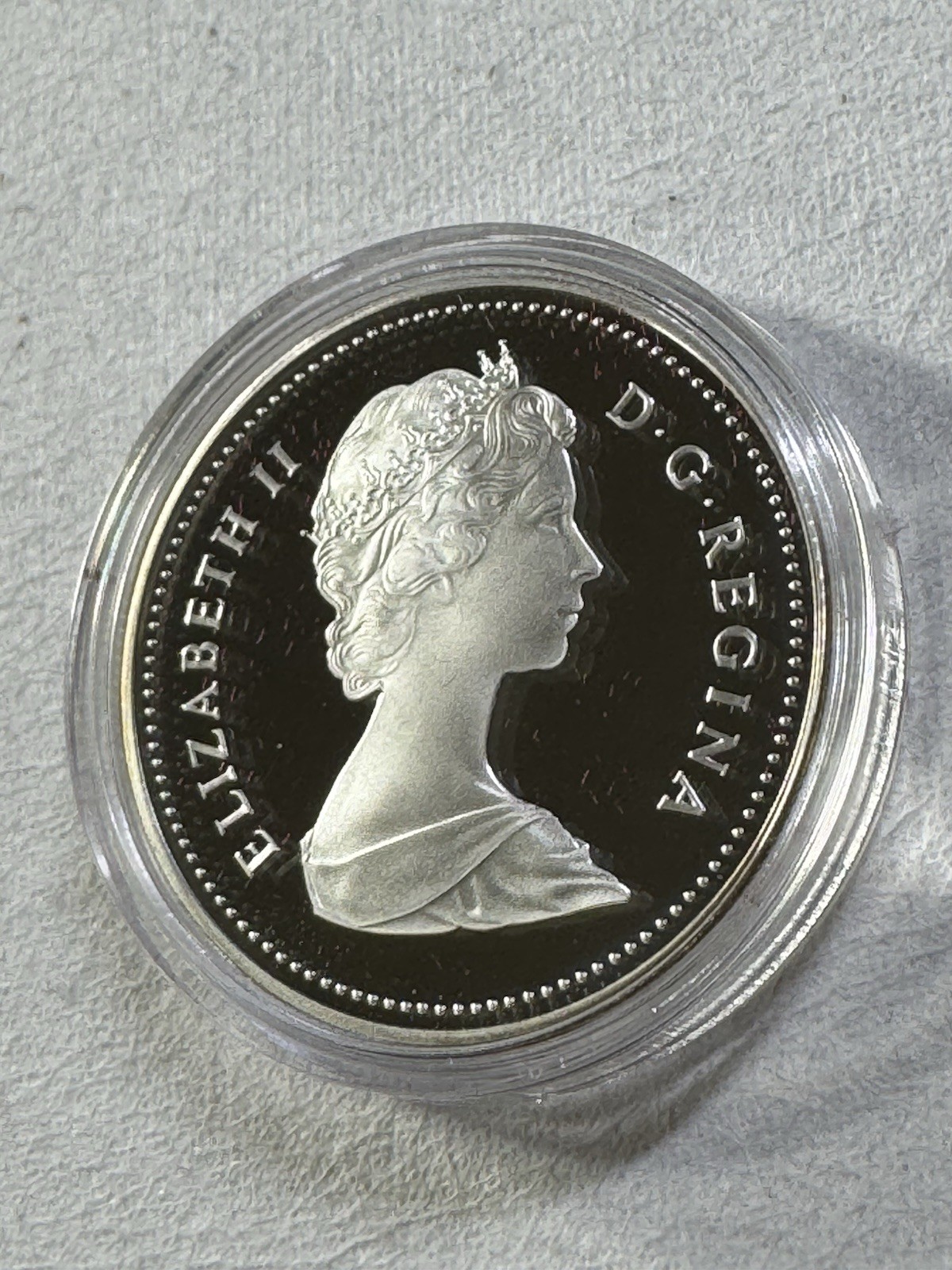 1984 Canada 1 Dollar Silver Proof Coin Toronto