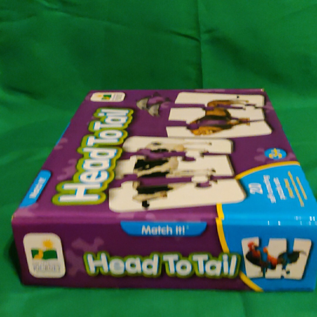 Learning Journey: Match It! Head to Tail 20 Self-Correcting Animal Theme Puzzles