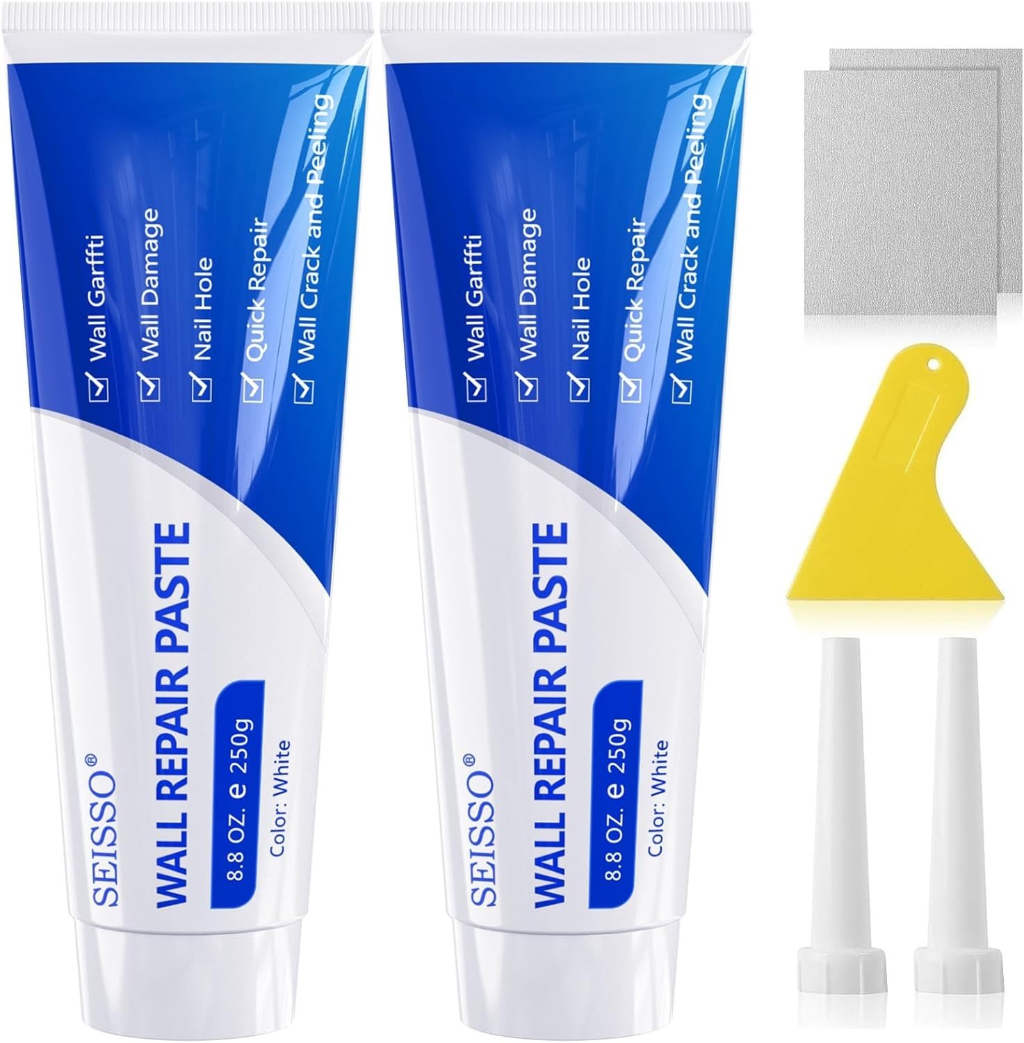 Eco-Friendly Wall Repair Kit - Waterproof Patch Paste with Tools for Home Fixes