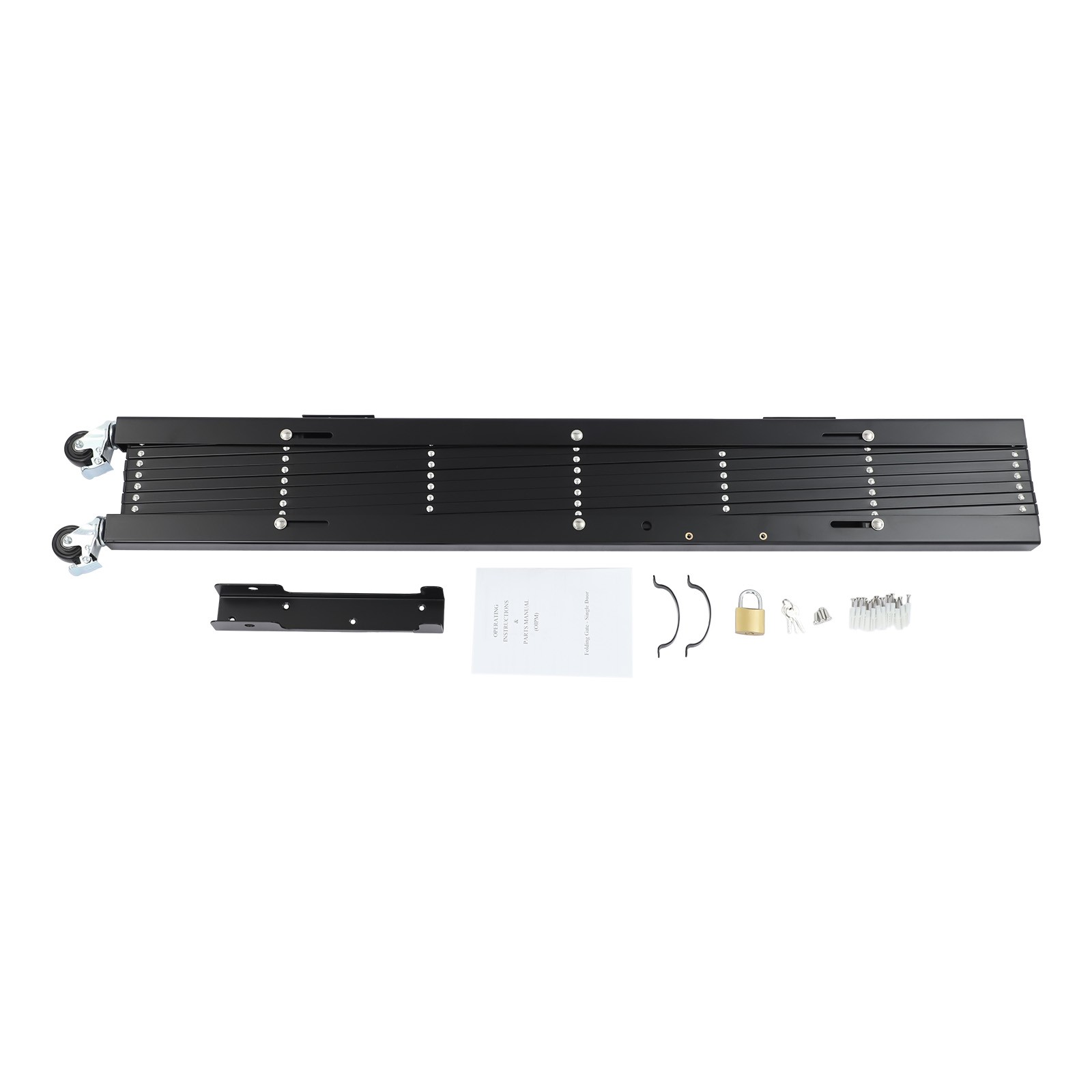 Rolling Barricade Gate Single Folding Security Gate Accordion Security Gate