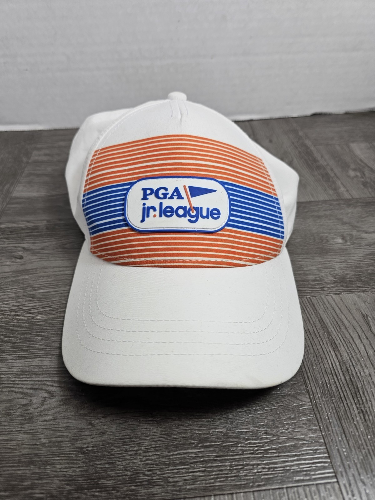 PGA Jr. League Adjustable Strap White Hat