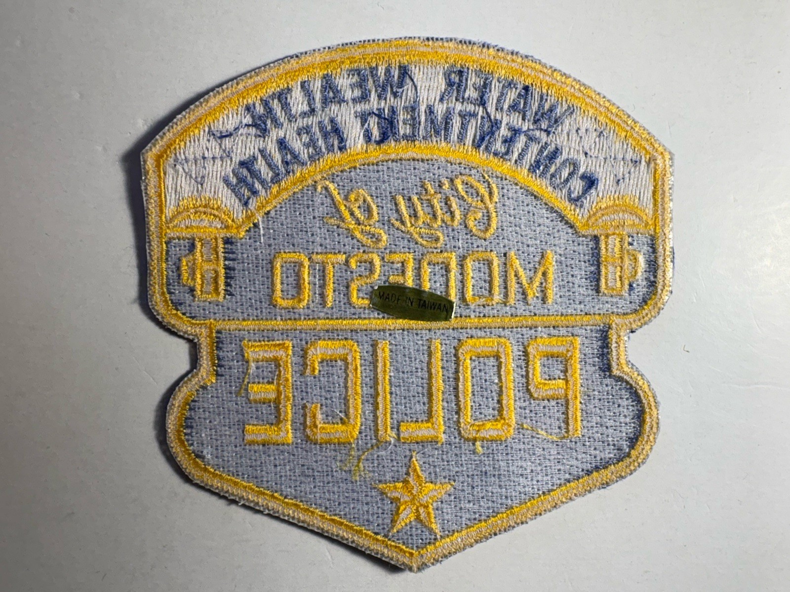 Modesto California Police Patch