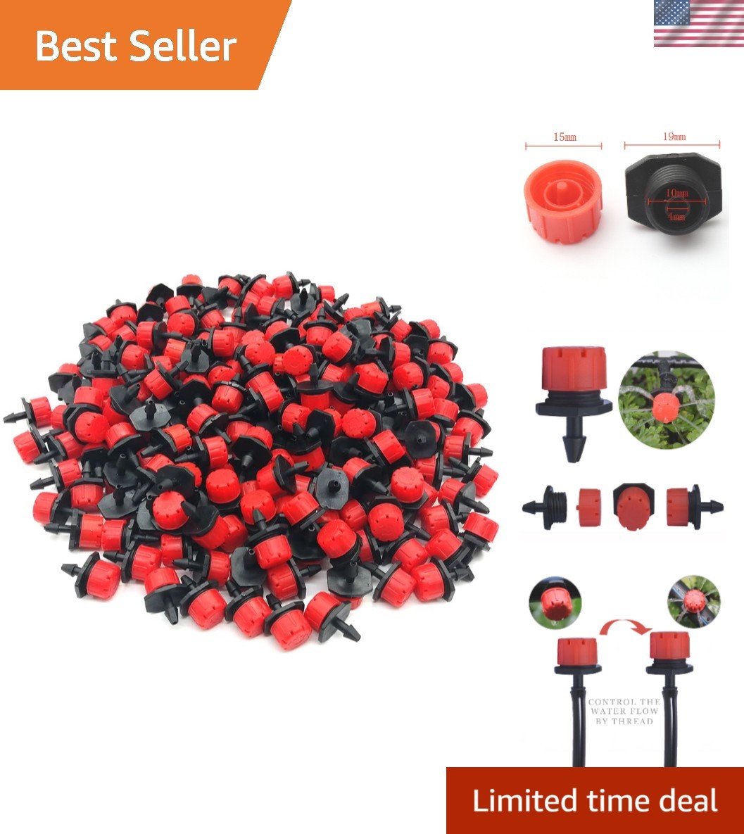Comprehensive 100pcs 360° Sprinklers Dripper Set - Ultimate Garden Irrigation