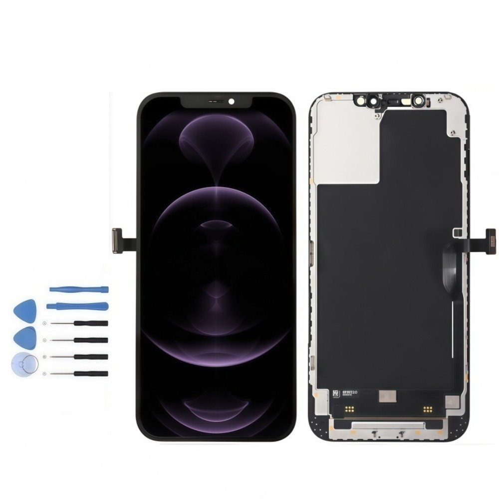 For iPhone 12 Pro Max LCD Touch Screen Digitizer Replacement Display Frame Tools