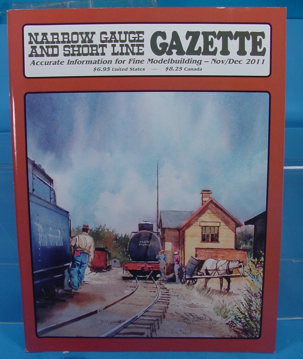 On3,On30,SN3,HOn3 NARROW GAUGE AND SHORT LINE GAZETTE MAGAZINE NOV/DEC 2011