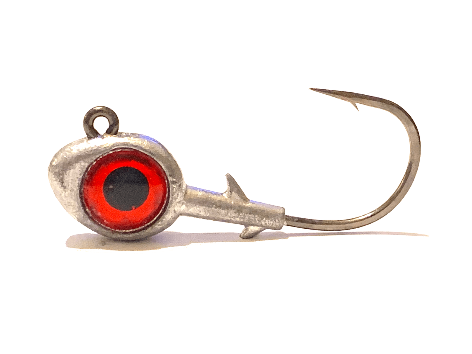 5 Pack Big Eye Jigs Redfish Trout Flounder Fluke Red Eye Jig Heads Swim Bait