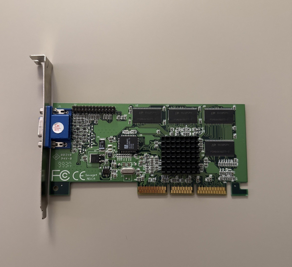S3 Savage4 GT 32MB Graphics Card AGP Vintage Retro PC Untested HTF