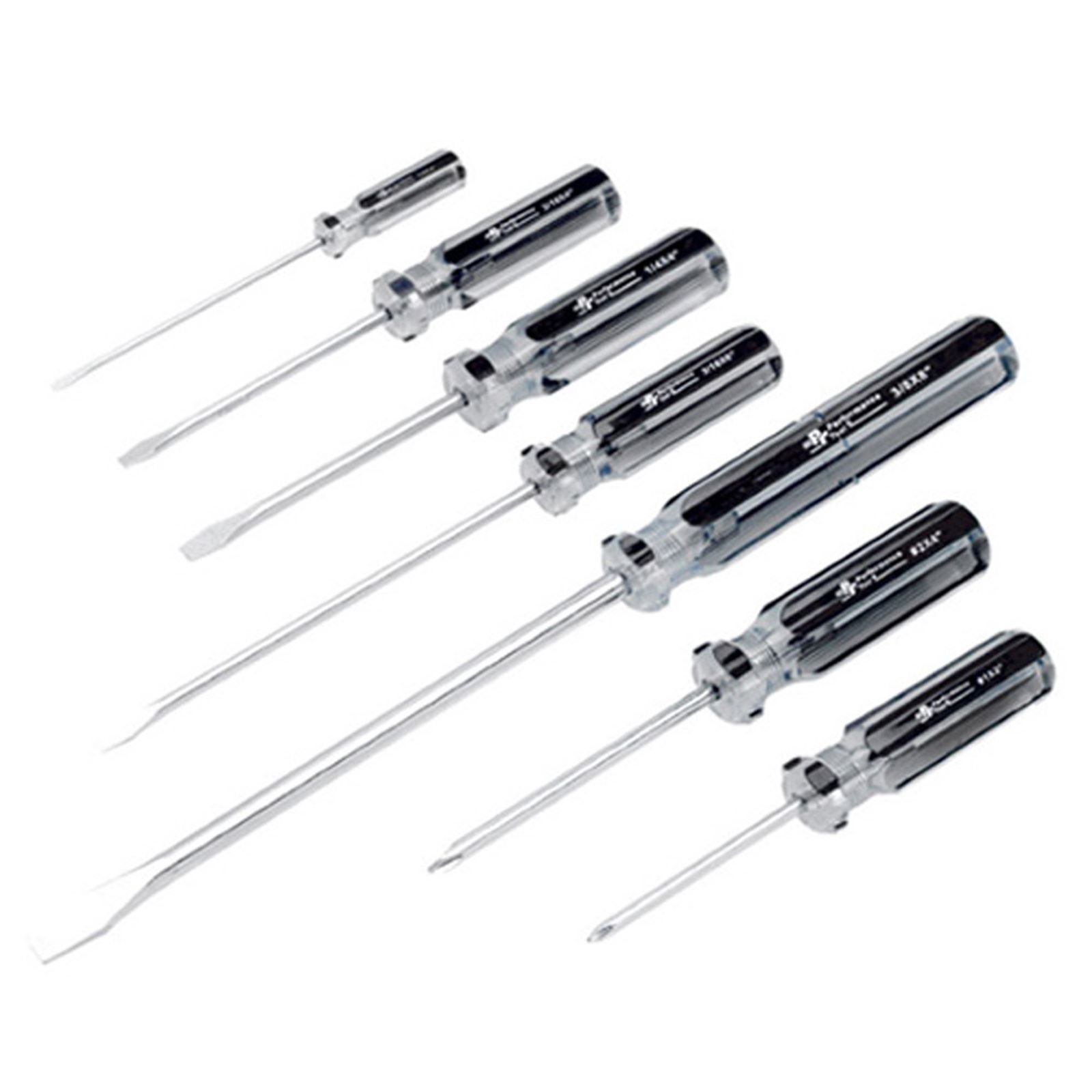 Performance Tool Professional Screwdriver Set - 7-Piece W80007