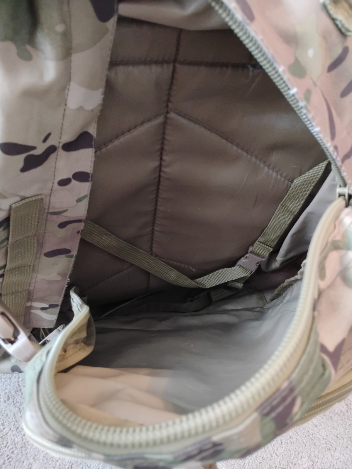 Camo 101st Airborne Division Eagle Strong Backpack, Missing Clip