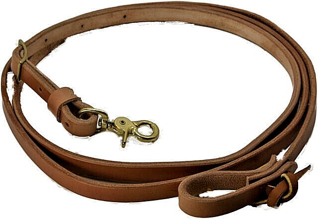 REINS HARNESS LEATHER ROPING 5/8X8 Feet HL64221