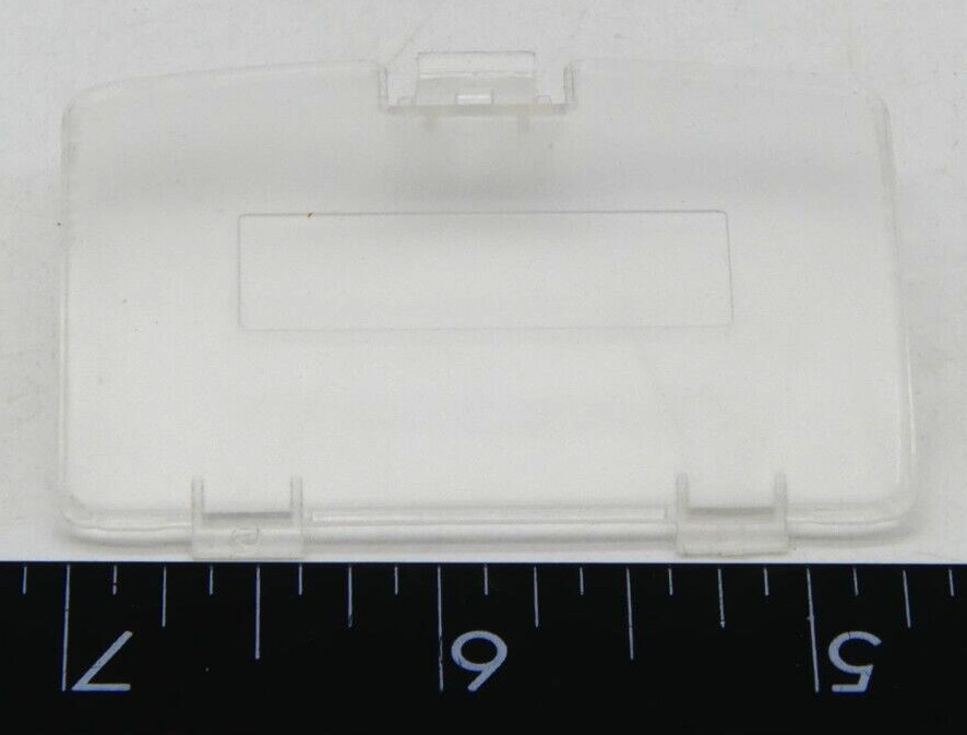 Clear Plastic Battery Back Nintendo Game Boy Color Handheld Part Transparent USA