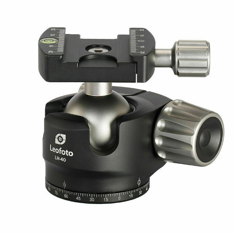 LEOFOTO LH-40 Camera Tripod Ball Head Low Profile Arca Compatible Max.Load 44lbs