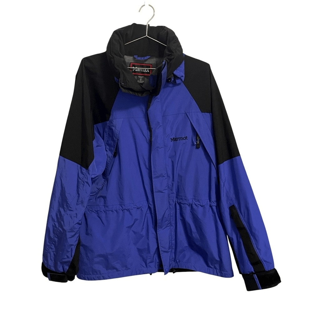 Marmot Ski Parka Jacket Blue Black Men’s Size Medium