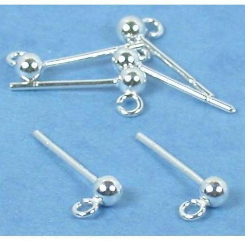 6 Sterling Silver Ball Stud Earrings Jewelry Piercings 3mm