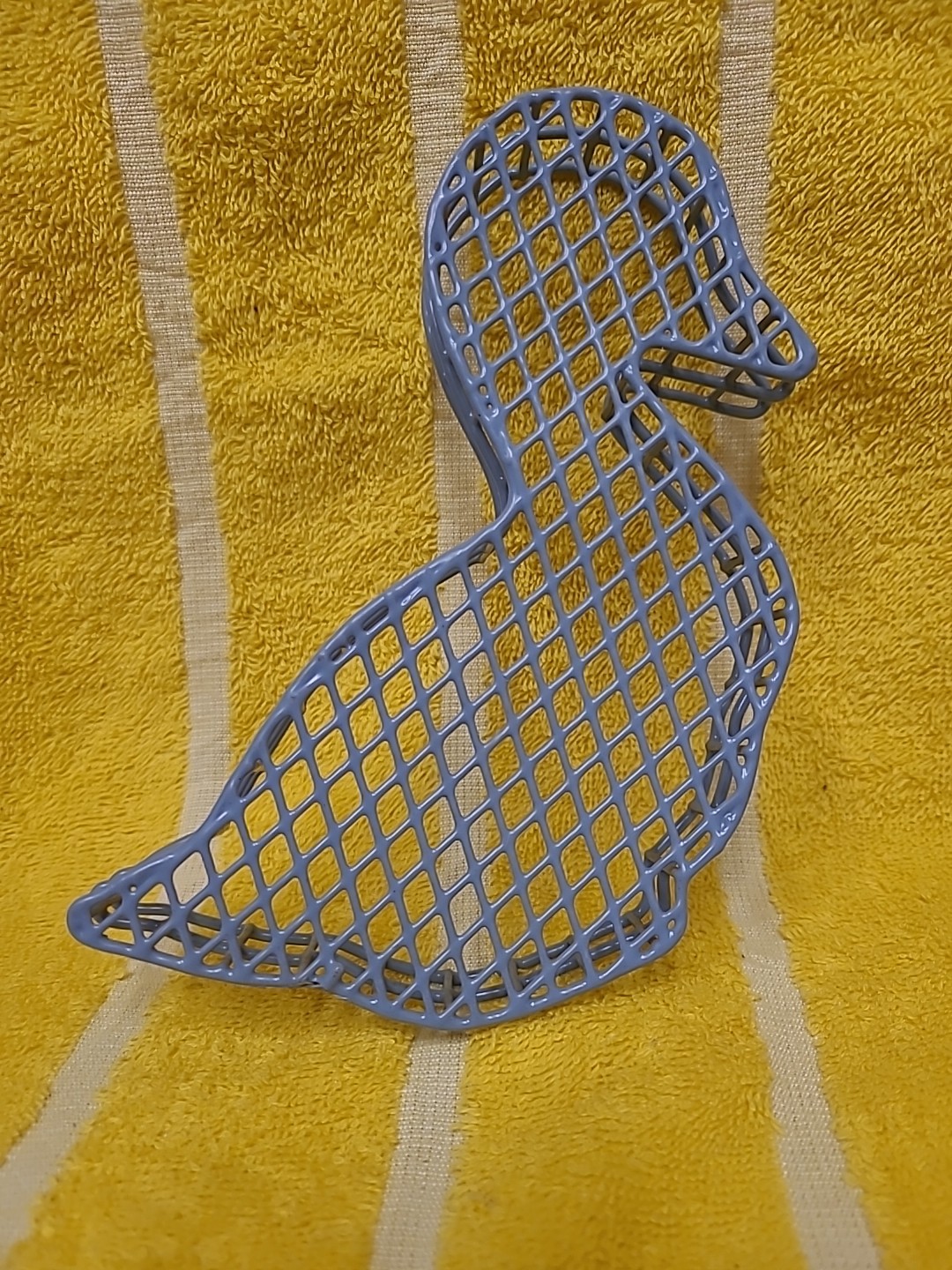 Duck Shaped Wire Basket Can Hang On Wall