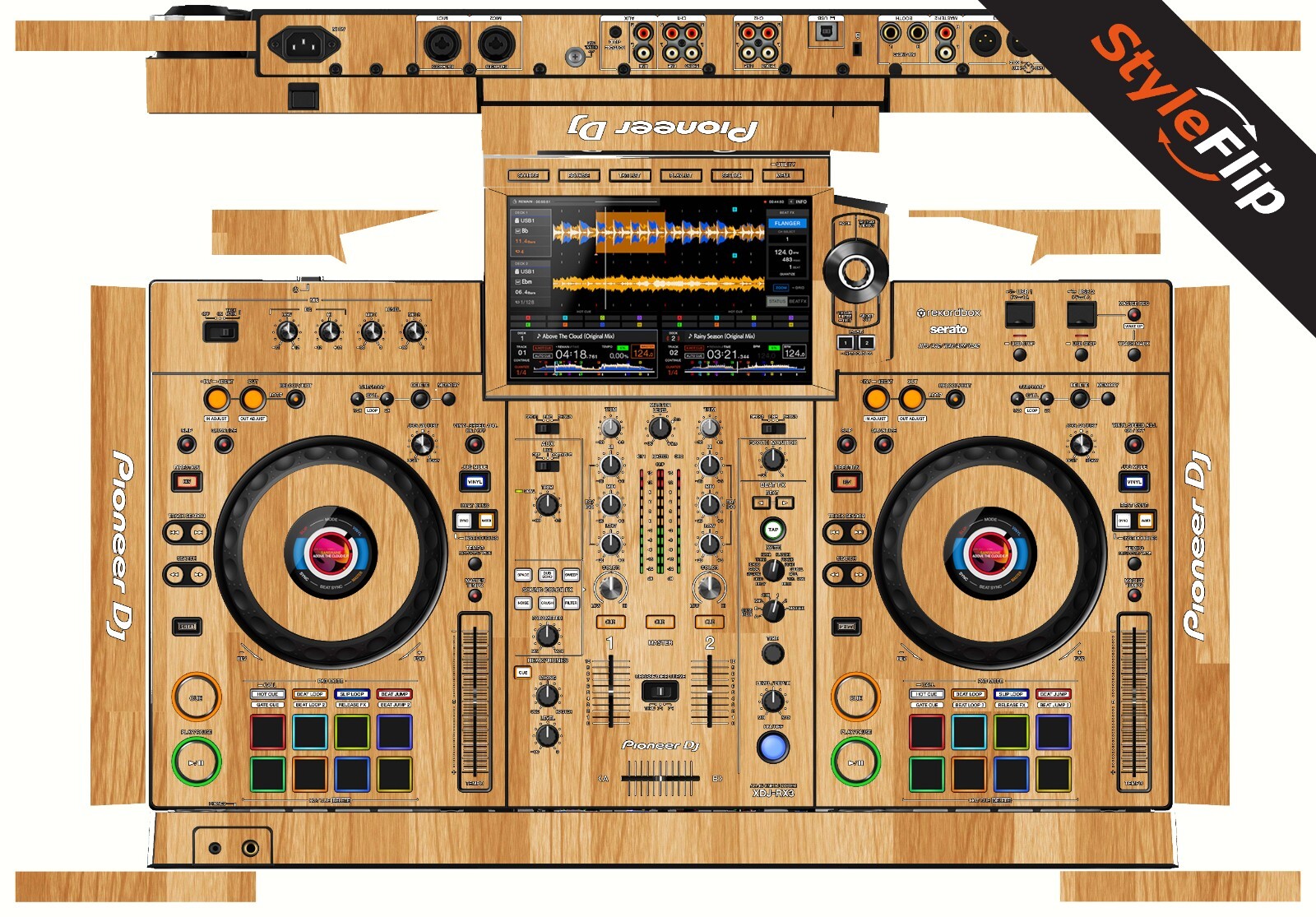 Pioneer XDJ-RX3 Skin | Wood Design #5 | Protective Decal | StyleFlip Skins