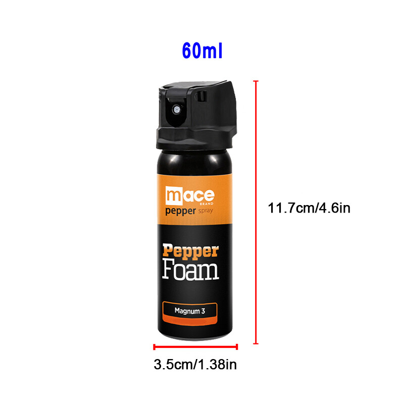 Magnum 3 Pepper Foam - Self Defense Pepper Spray 2 fl oz Free small spray