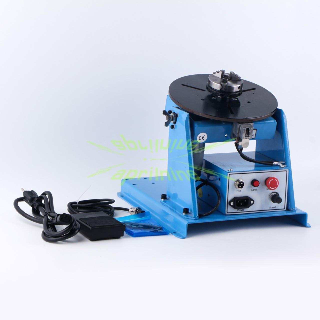 ONE 1-12RPM 10KG Light Duty Welding Turntable Positioner with 65mm Chuck HD-10