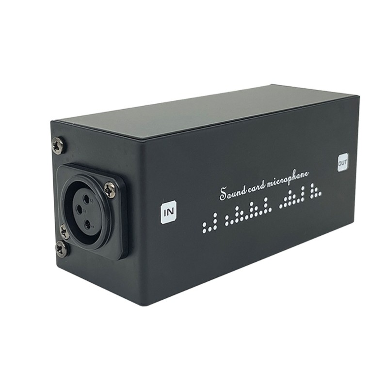Broadcasting Voice Preamplifier Clean Dynamic Mic Preamplifier Device