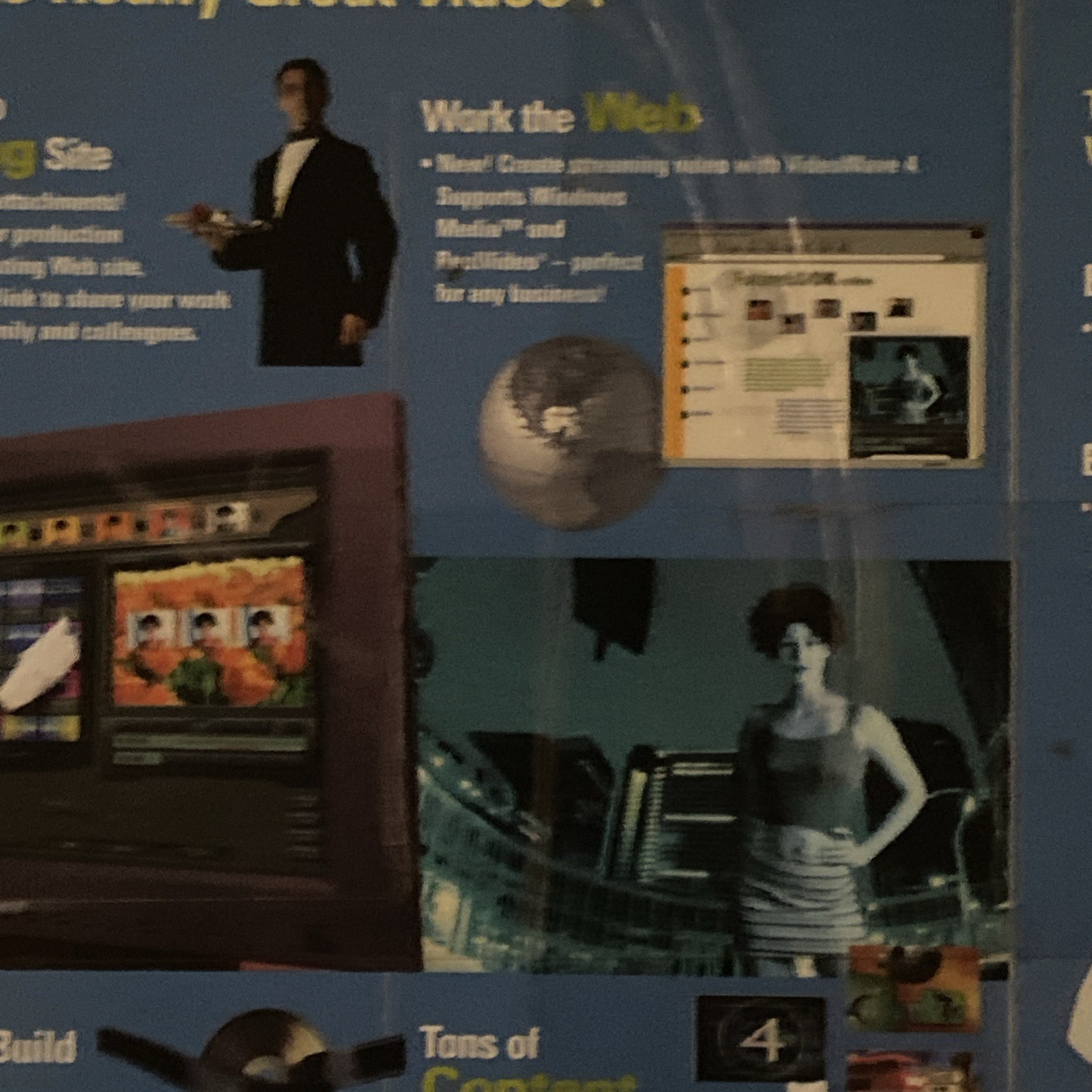 Vintage VIDEOWAVE COMMANDPOST PC & Web Video Editor Version 4.0/NEW/Unused