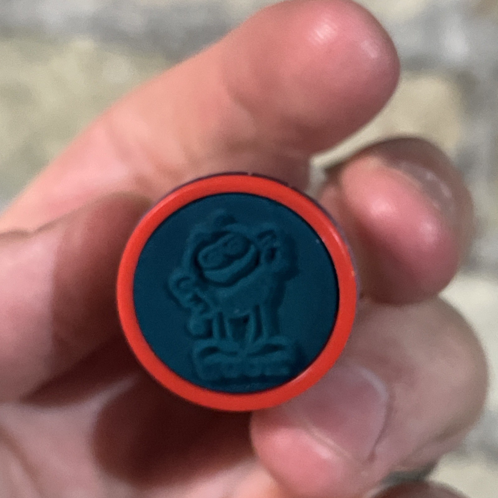 M&M'S Stamp (Blue Ink) - Red - 2000 - VHTF - See Desc.