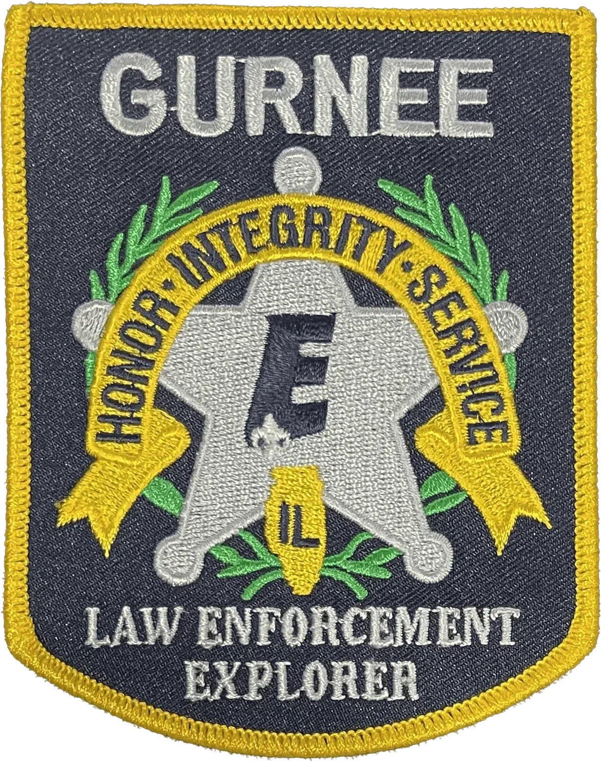 GURNEE POLICE DEPARTMENT SHOULDER PATCH: Explorer