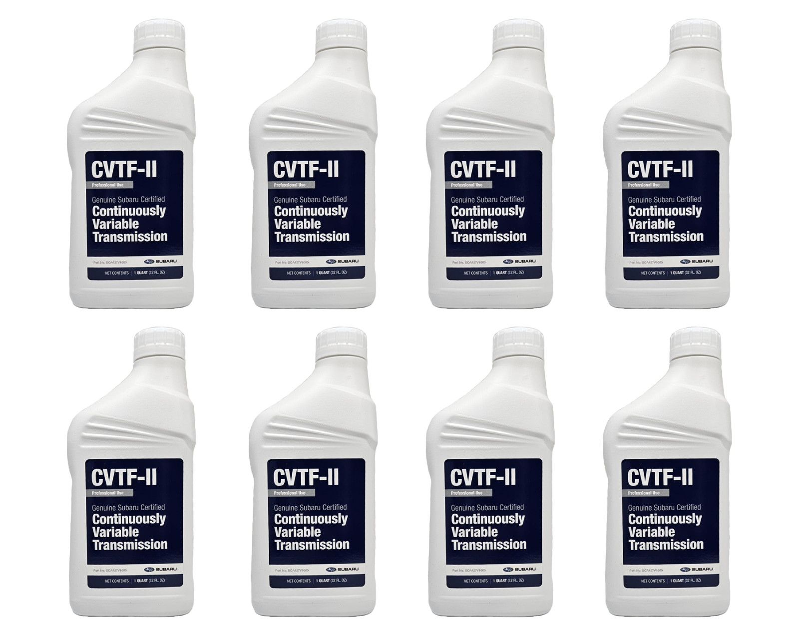 Subaru CVTF-II CVT Transmission Fluid (8 Quarts) - SOA427V1660 - Genuine OEM