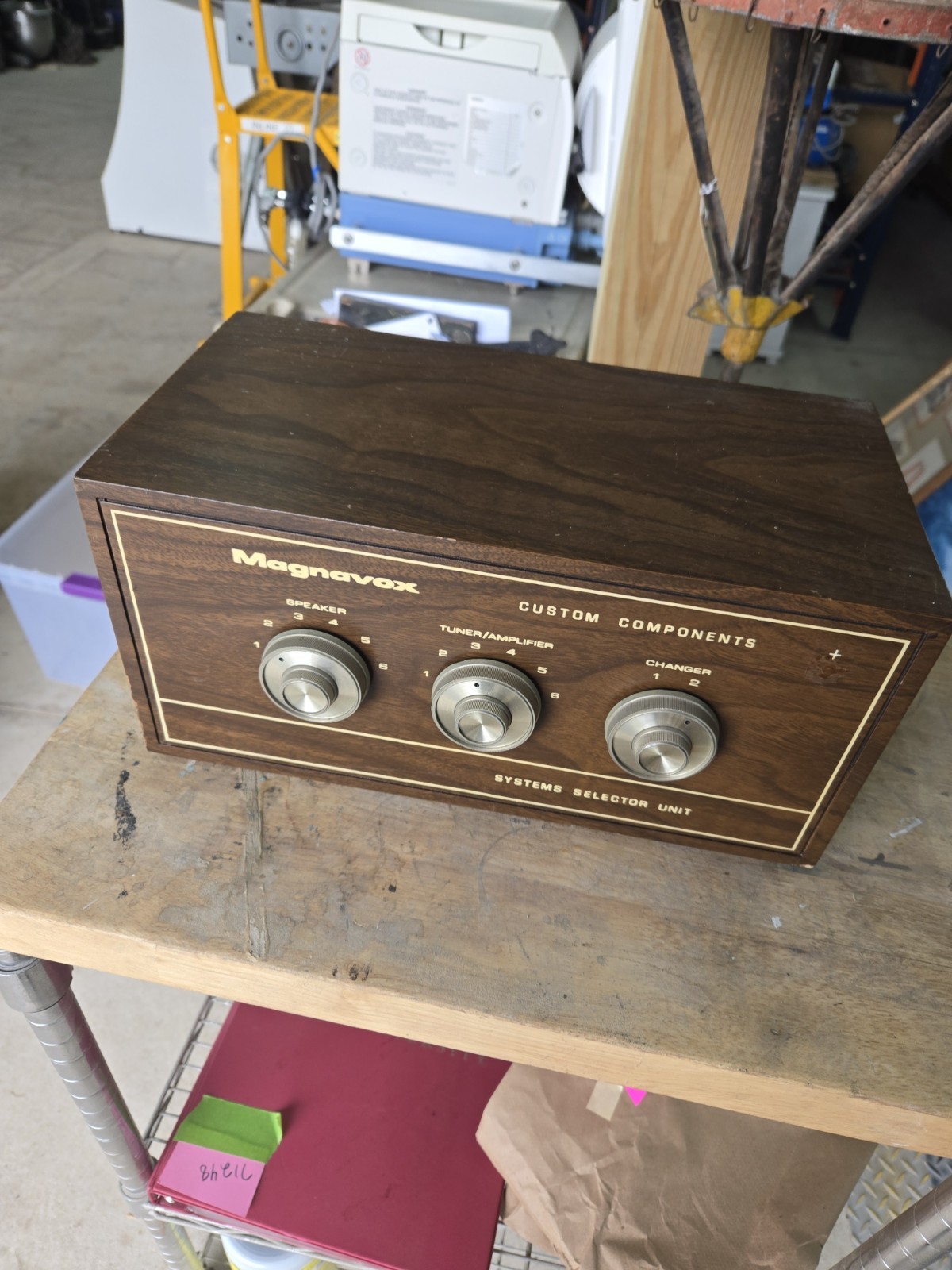 RARE VINTAGE Magnavox Systems Selector Unit/Switch