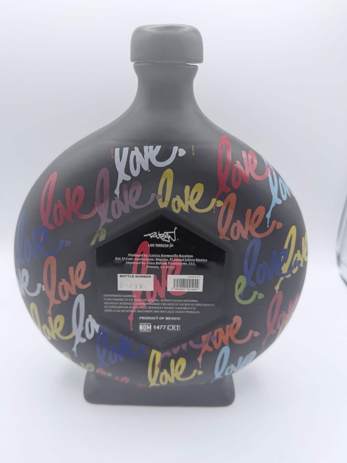 Mandala Love Anejo Tequila Limited Edition EMPTY COLLECTIBLE Limited Edition