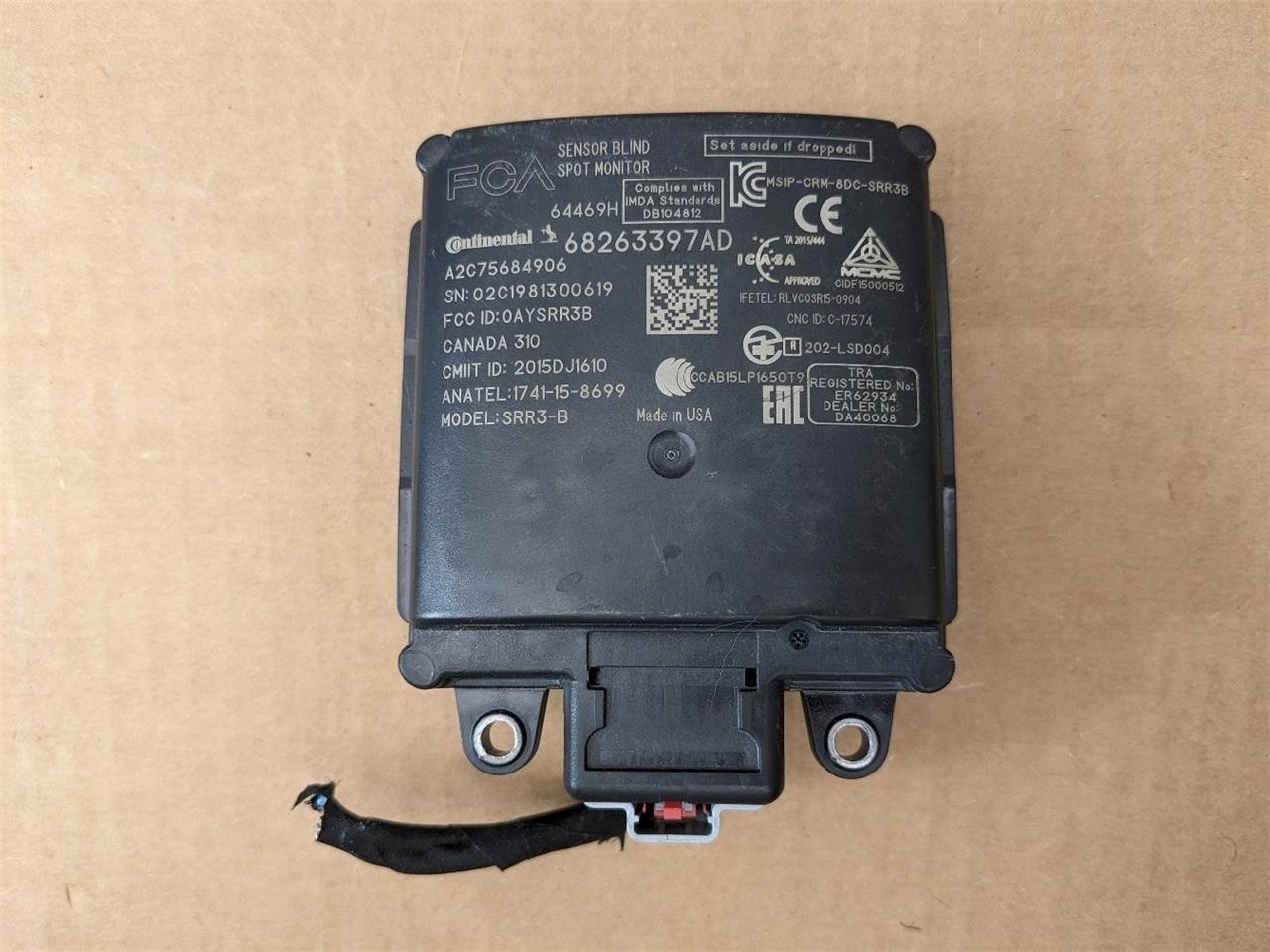 OEM 2019-2024 RAM 1500 2500 3500 Blind Spot Detection Module Sensor 68263397AE