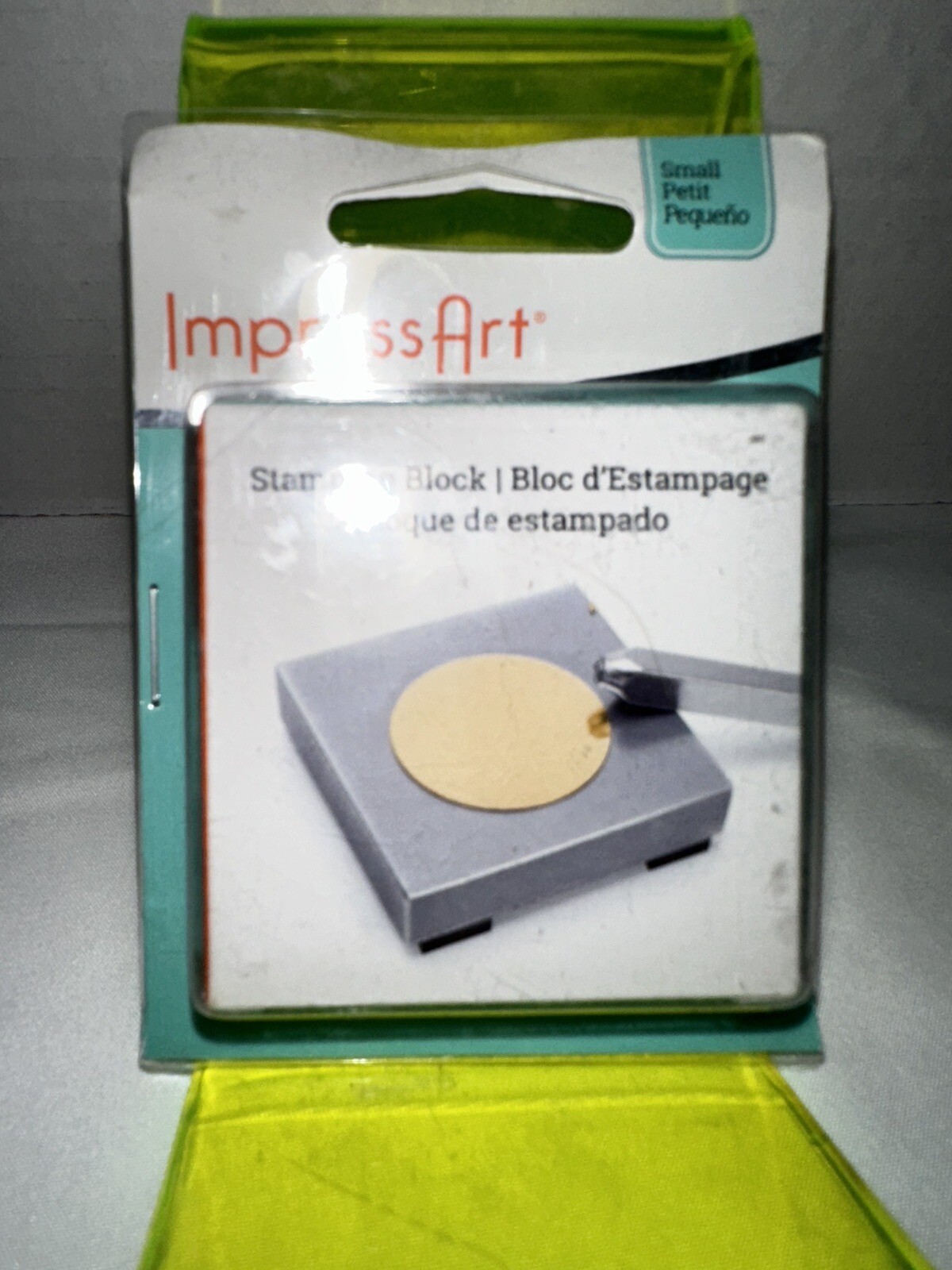 ImpressArt Steel Metal Stamping Block Anvil, - for Metal Stamp Blanks & Discs