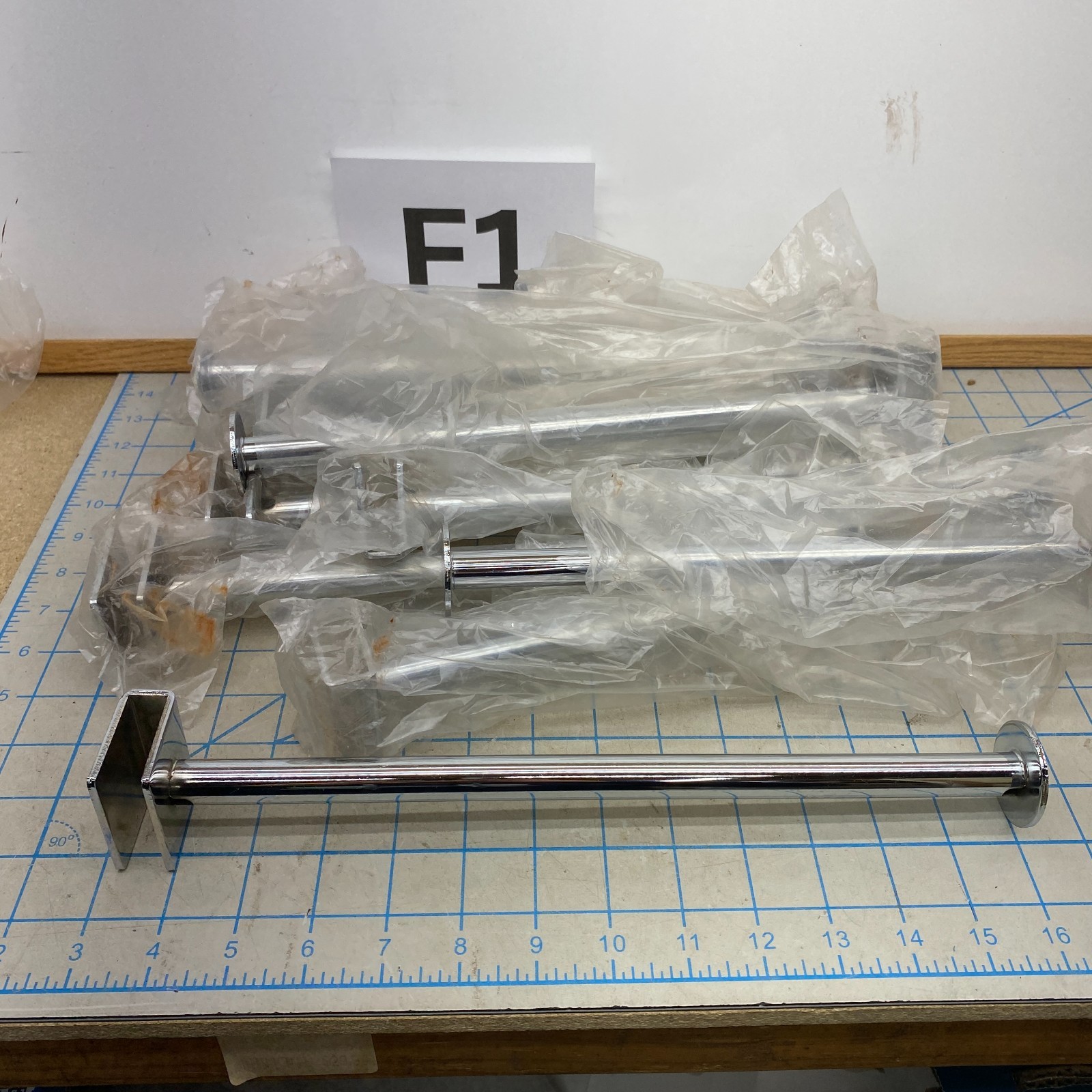 x11 Store Display Fixtures Round FACEOUT BARS 12" long