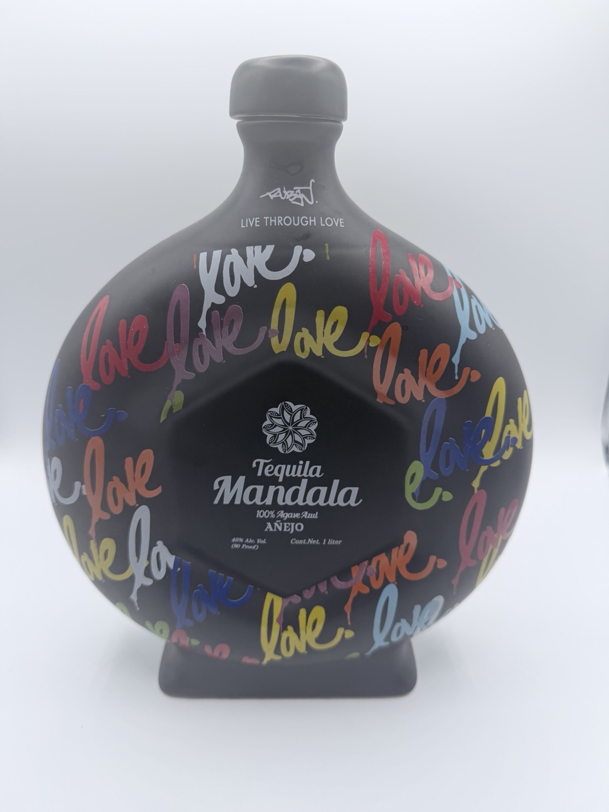 Mandala Love Anejo Tequila Limited Edition EMPTY COLLECTIBLE Limited Edition